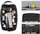 Vorspack Toiletry Bag Hanging Dopp Kit for Men Water Resistant Shaving Bag with Large Capacity for Travel - Grey