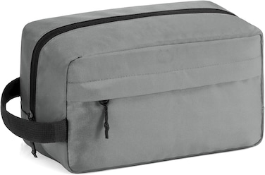 Vorspack Toiletry Bag Hanging Dopp Kit for Men Water Resistant Shaving Bag with Large Capacity for Travel - Grey
