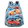 STARGOLD Stylish &amp; Spacious Kids Backpack &ndash; 3D Cartoon &amp; Racing Car Design (34 x 28 x 16 cm), SG-BP222