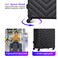 STARGOLD Luggage Set of 4, ABS Hard Shell Suitcase with Expandable Zipper, 360&deg; Spinner Wheels, Number Lock, Lightweight Trolley Travel Bag