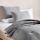 Home Crimp Loft Textured Comforter Set - Grey