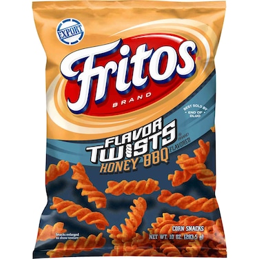 Fritos Honey BBQ Flavour Twists Corn Snacks, 283.5g
