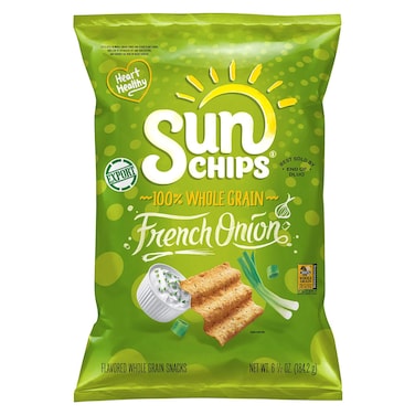 Sunchips French Onion Flavoured Whole Grain Snacks, 184.2g