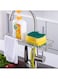 Kitchen Sponge Holder for Kitchen Sink, Stainless Steel Sink Organizer Faucet Drain Sponge Holder (Single Layer Wide)