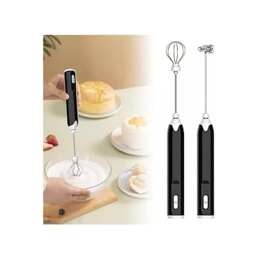 Handheld Milk Frother &ndash; Mini Electric Drink Mixer for Coffee, Lattes, Matcha &amp; Hot Chocolat