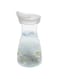 LIFE SMILE Water Bottle With Lid - 100% BPA Free Shatter Proof Durable Acrylic Juice Pitcher- Perfect For Water, Iced Tea, Juice, Beverage and Cold Brew - Leakproof (450 Milliliter)