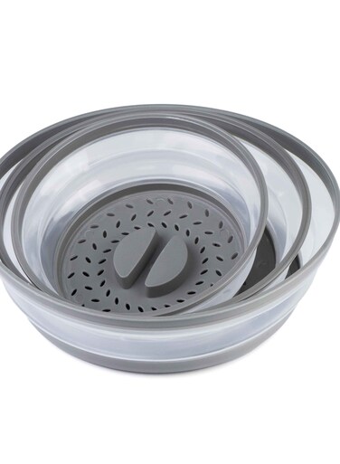 Kitchen Collapsible Silicone Microwave Lid for Reheating Food