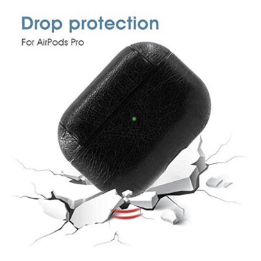 LEATHER CASE AIRPODS PRO2 BLACK