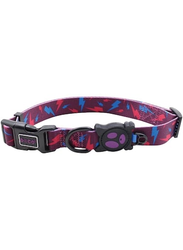 DOCO LOCO Collar - (DCL002) Sizes - L, Texture - Thunder Wonder