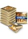 Packing Pack 20 Gold Bakery Box with Window, 15 x 10 cm Sturdy Aluminum Treat Boxes for Cookies, Pastries, Donuts &amp; Cakes - Dessert Gift Boxes for Weddings, Birthdays &amp; Party Favors