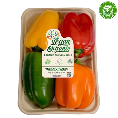 Organic Mixed Capsicums 500g