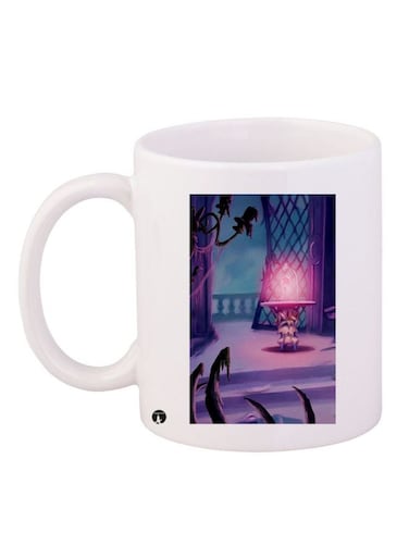 Anime Printed Coffee Mug White/Pink/Blue