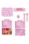 attack Lunch Box for Kids School,Children Lunch Box with Compartments, Bento Box Children, Leak-proof Lunch Box for Girls and Boys, Snack Box, Perfect for School, Nursery &amp; Trips (PINK UNICORN FAMILY)