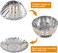 Steamer Basket &ndash; Stainless Steel Vegetable Steamer Food Basket for Healthy Cooking &amp; Steaming