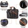 iCozzier 13-13.3 Inch Multi-Pocket Laptop Sleeve Briefcase Large Capacity Shoulder Bag Electronic Accessories Organizer Waterproof Messenger Carrying Case - Black
