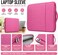 Laptop Sleeve Case 13-Inch &ndash; Waterproof Shockproof Notebook Carrying Bag with Handle &amp; Front Pocket   Lightweight Protective Laptop Sleeve for MacBook, HP, Dell, Lenovo &amp; ASUS" Pink