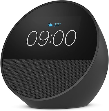 Amazon Echo Spot Smart Speaker
Alarm Clock With Vibrant Sound + Alexa BLACK