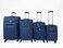 VIPTOUR 4 Piece Softside Spinner 4 Wheels Fabric Trolley Luggage With Number Lock 20/24/28/32 Inches