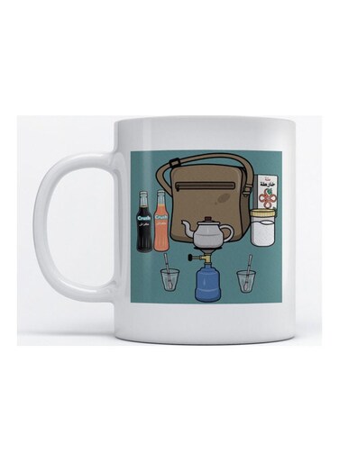 Mug Picnic Supplies for Coffee and Tea White