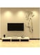 BPA Wall Stickers Horses Acrylic Wall Decal Space Decoration Restaurant Background Art Living Room Bathroom Room Decor Mirror Wall Decal (Farbe : Silver, L 200cm 72cm)