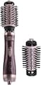 PrecisionWare Enzo EN-747 Rotating Hot Air Brush, 2-In-1 Styling Tool With Dual Brush Attachments, Hair Dryer, Curler &amp; Volumizer, Frizz Control &amp; Shine Boost, Intl Version