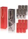 Excefore 12Pcs Wine Bottle Gift Bags with Handles, Reusable Paper Wine Gift Bags Bulk for Birthday Wedding Holiday Housewarming - 3.54 x 3.15 x 13.78 Inch