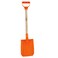 Kids Wooden Mini Beach Shovel 57cm with Plastic Spade Perfect for Ages 3+