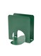 Napkin holder, dark green, 13x12 cm