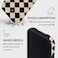 Mobcos iPhone 18 Pro Max Classic Diamond Premium Case Compatible with Hybrid Dual-Layer Hard Shell + Silicone Protection - Scratch-Resistant Shockproof Mobile Cover