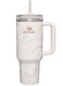 Quencher H2.0 FlowState 40 oz Swirl Tumbler with Lid &amp; Straw Stainless Steel Vacuum Insulated &acirc;&euro;&ldquo; Keeps Drinks Hot/Cold for Hours, Durable &amp; Leakproof Travel Mug