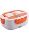 Dubai Gallery Electric Lunch Box Orange/White 235X175X110Millimeter