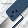 Case for Honor 300 Pro 5G, Liquid Gel Rubber Bumper Case with Soft Microfiber Lining Cushion Slim Shockproof Protective with Camera Protection Cover for Honor 300 Pro (Blue)