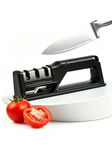 Diamond Knife Sharpener for Kitchen, Professional Home Knife Sharpening Tool, Fast &amp; Efficient Blade Sharpening, Non-Damaging to Knives, Ideal for Chef Knives, Kitchen Knives &amp; Everyday Cutlery