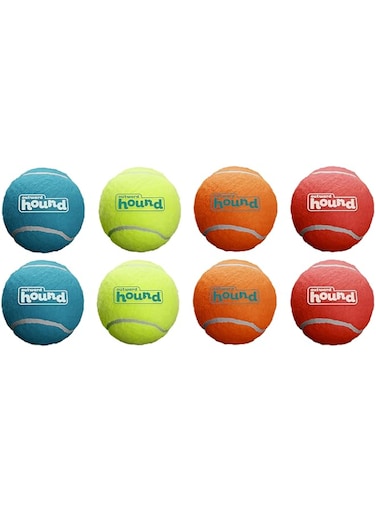 Outward Hound Squeaker Ballz Fetch Dog Toy, XS, 8-Pack