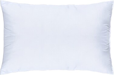 Home Press Pillow 48&Atilde;&mdash;70 cm &acirc;&euro;&ldquo; Soft White Bed Pillow with Microfiber Cover &amp; Hollow Fiber Filling (Pack of 2)