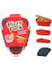 AMERTEER Pizza Storage Container with 5 Microwavable Trays   BPA-Free Collapsible Pizza Slice Box with Lids   Reusable Stackable Pizza Organizer, Space-Saving Pizza Pan for Leftovers &amp; Meal Prep (Red)