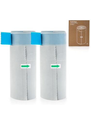 Neakasa Replaced Waste Bags-2 Rolls, Cat Litter Waste Receptacles Bags for M1 Open-Top Self-Cleaning Cat Litter Box