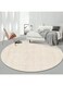 XMJAD Modern Light Luxury Round Carpets Mat，Machine Washable Short Pile Carpets,Bedroom Living Room Sofa Floor Mats,Dressing Chair Bedside Blanket Hanging Basket Round Floor Carpet Mats