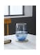 Star Egg Cup Glass Blue 9.4x12cm