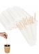 Wooden Coffee Stirrers Paper Wrapped 14cm Individually Wrapped Disposable Coffee Stir Sticks for Coffee,Tea,Cocktail and Hot Chocolate
