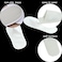 10 Pairs Disposable Hotel &amp; Spa Slippers - Bulk White Closed Toe Guest Slippers for Home, Travel, and Professional Use &ndash; Universal Size