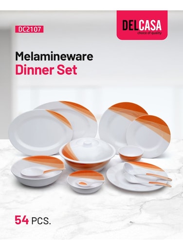 Delcasa 54 pcs Melamine Ware Dinner Set DC2107