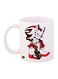 Sonic Video Game Printed Coffee Mug White/Black/Red