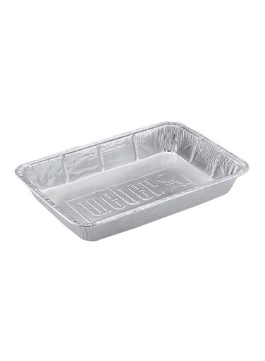 Large Drip Pan Silver Largeinch