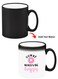 Color Changing Heat Sensitive Ceramic Mug, Image Revealed When HOT Liquid is Added! dont-worry-be-happy