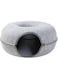 NP 2-in-1 Cat Bed for Indoor Cats-Cat Bed Cave,Cat Toy Interactive Hide-Way with Circle Tunnel Design and Round Donut Shape for Indoor Cats and Kittens(2-3 Cats)