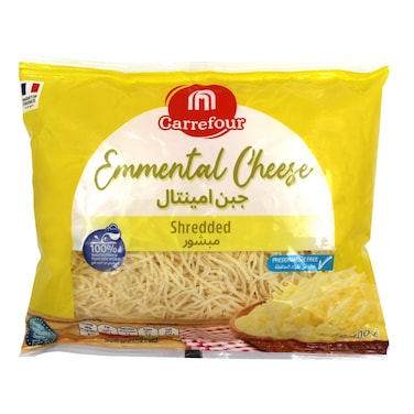 Carrefour Shredded Emmental Cheese, 400g
