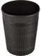 6L Cedarattan Round Waste Basket (Dark Brown) Dark Brown 6.0Liters