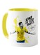 Piece Mug With Neymar Print White &amp; Yellow