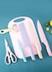 7-Piece Knife And Cutting Board Set,Non-Stick Blades With High-Graden Stainless Steel Kitchen Knives Sets,Chef Knives For Home,Camping,Hiking,Travel,Picnicking And BBQ